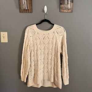 Cream color sweater